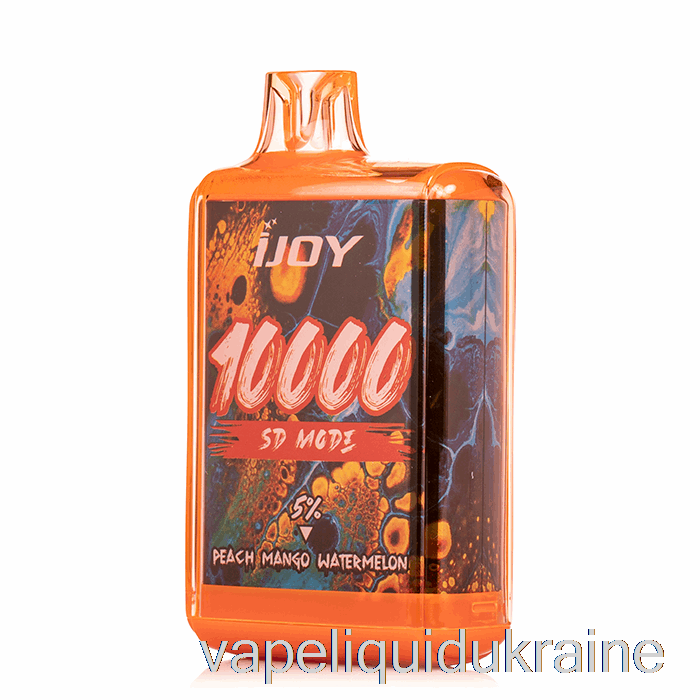 Vape Liquid Ukraine iJoy Bar SD10000 Disposable Peach Mango Watermelon